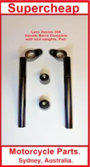 Laro Venom 350 complete Handle Barr set, with bar end weights.