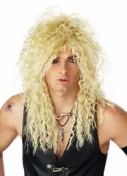 California Costume Headbanger Wig Adult Men Halloween Accessory 70386