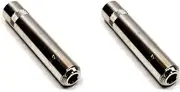 (2) Two Genuine REAN by NEUTRIK NYS2202P Female 1/4" Mono Cable Jack Extention