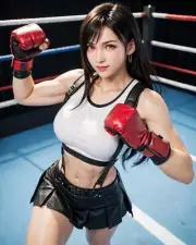 Tifa Final Fantasy 7 Pin-Up Fan Art Print Poster Size A3 JAPAN 297×420mm 018