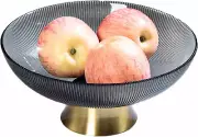 Glass Fruit Bowl High Crystal Fruit Decoration Bowl Glass Big Candy Bowl Kitchen