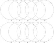 OTOTEC 10Pcs 009 Single High E Electric Guitar String Single Guitar Strings For Electric And Acoustic Electric Guitar Spares Light Tension Good Tone with Ball End, 9 Gauge