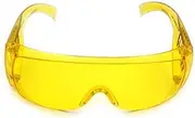 Nikauto UV Safety Leak Detector Glasses Protective Goggles for Auto Outdoor Sports (yellow)