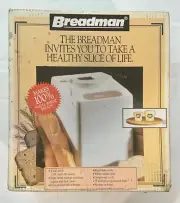 Breadman Automatic Bread Maker Model TR441 New In Original Box And Manual