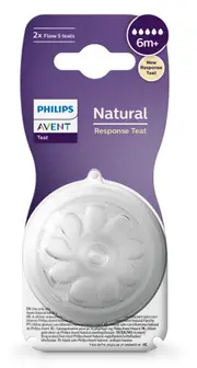 Avent Natural Response Teats 6 Month+ - 2 Pack