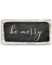 Ready2HangArt Be Merry Canvas Wall Art by Olivia Rose