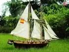 Unicorn Halcon 1840 Scale 1/48 750mm 30" Wood Model Ship Kit