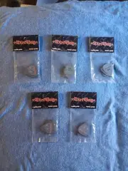 Dunlop Dirtbag DRB488P.60 .60mm 5 Packs Of 6 = 30 Tortex Guitar Picks SHIP FREE