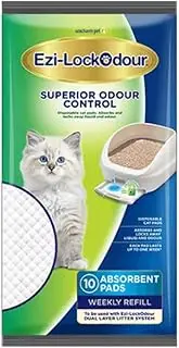 Ezi-Lockodour Absorbant Cat Litter 10 Pads Packet