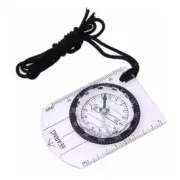 Military Compass Scale Ruler Baseplate Mini 2025 Compass B9S3 For Hiking C4A6