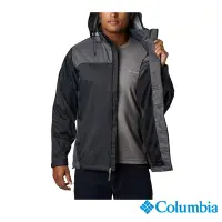 在飛比找Yahoo奇摩購物中心優惠-Columbia 哥倫比亞 男款-防小雨抗汙外套-黑色 UR