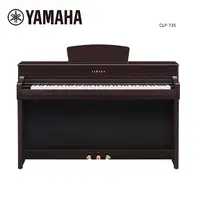 在飛比找PChome24h購物優惠-YAMAHA CLP-735 R 數位電鋼琴 88鍵 深玫瑰