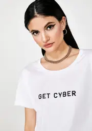 [not another label] Get Cyber Graphic Tee