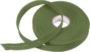 uxcell 3/4 Inch Single Fold Bias Tape Polyester Continuous Bulk Bias Tape for Sewing, Seaming Quilting Hemming Binding Crafts (Dark Green 25 Yards)