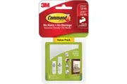 3M Command Picture Hanging Strips Small Medium Combo Pack White