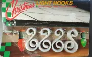 vintage outdoor Christmas light gutter hooks -one 16 pk - free shipping