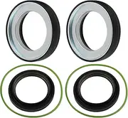 maXpeedingrods Front Axle Knuckle & Tube Seal Kit, for Ford 1998-2004 F250 F350 F450 F550 Super Duty Dana 50 60 Front Axle Knuckle Tube, Replaces# 50491 50381 41784-2