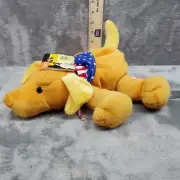 NWT HARTZ DOG NY Star And Stripes Plush Dog Toy