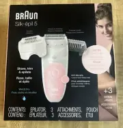 Braun Silk Epil 5 3 Extras Plus Pouch. New In Box. 5391. New In Box