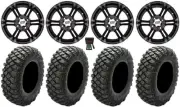 ITP SS212 14" Wheels Black 30" Crawler XG Tires Polaris RZR XP 1000 / PRO XP