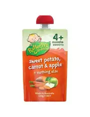 Raffertys 4 Months+ Sweet Potato Carrot And Apple Baby Food 120gm x 6