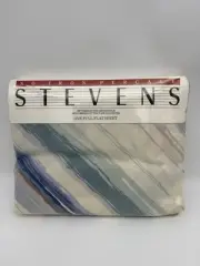 Vintage Steven’s One Full Flat Sheet 180 Thread Multicolored