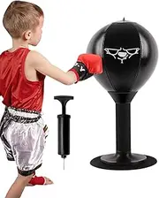 Fun Punch Bag | Strong Suction Speed Ball Boxing Bag | Cool Gadgets Stress Gag Toy for Kids Adults Coworkers Teenagers Women Men