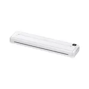 Portable Printers Wireless A4 Thermal Printer Inkless Pocket Photo Document Printer Bluetooth Trave White
