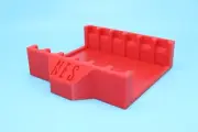 Red NES Game Cartridge Holder Nintendo Display Tray