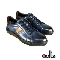 在飛比找momo購物網優惠-【Waltz】真皮 休閒鞋 小白鞋(514081-07 華爾