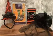 CLEARANCE- 4 Pcs Halloween Headbands Witch Costume Accessories