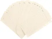 Operitacx Loose Leaf Paper Notebook 4 Reversible Sheets Binder Paper for Writing Reports Notes Easy to Archive Carry