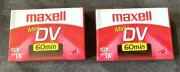 Pack of 2 Maxell DVM60 ME Mini DV 60 Min Blank Digital Video Cassette Tapes