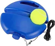 Tennis Rebounder Trainer, Serve Practice Tool, Solo Training Equipment, Ball Return Base with Elastic Cord, Portable Kit for Players Coaches, Skill Improvement Aid