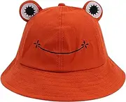 [N\A] NA Women's Fashion Frog Bucket hat Summer Autumn Plain Women Panama Outdoor Hiking Beach Fishing hat Sunscreen Female Sunhat or