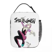 c469 Ghost Spider Lunch Bags Insulated Lunch Tote Waterproof Bento Box Resuable Picnic Bags for Woman Work Children School k469