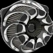 AN Inverted Air Cleaner Filter Kit Drift Black Harley Breakout 18