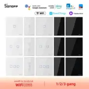 Sonoff T2 T3 TX Smart Wifi 433 Wall Switches White Black 1/2/3 Gang Touch Switch