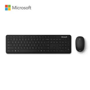 微軟藍芽鍵鼠套裝 | 藍芽鍵盤+精巧滑鼠 典雅黑 無線鍵鼠 辦公鍵鼠套裝 簡約時尚 持久續航