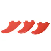 3Pcs Surfboard Fins Glass Fiber Thruster Fin Sets Surf Accessories For Long FA