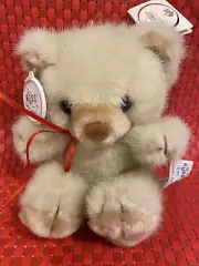 Russ Berrie Tuff Teddy Bear Plush Stuffed Animal Item 567 Tan Small Mini 5.5"