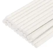 30pcs Mini Hot Glue Gun Sticks 12" x 0.27"for Glue Gun, White