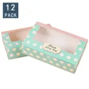 Bakery Box.Cupcake Box.Cake,Cookies Macaron,Gift Box ( pack of 12)