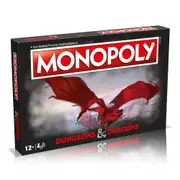 Monopoly Dungeons & Dragons Edition Family/Teens Themed Tabletop/Board Game 12y+