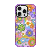 iPhone 16 Pro Impact Case MagSafe Compatible Groovy Floral