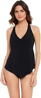 [MagicSuit] Taylor Women's Loose Fit Underwired Tankini Top, Size