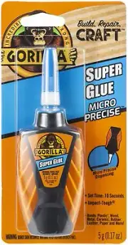 Gorilla Glue Gorilla Micro Precise Super Glue-5g, 5g