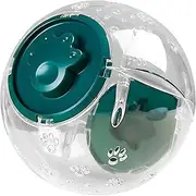 Hamster Exercise Ball - Transparent Silent Running Hamster Wheel,Multifunctional Wheel Cage Accessories Small Pets Activity for Friends Kids Adults Teen Family