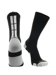 TCK Multisport Baseline 3.0 Crew Socks BLACK | WHITE SM
