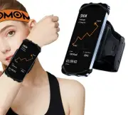 Wristband Phone Holder for Running,Forearm Armbands 360° Rotatable & Detachab...